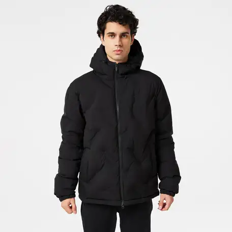 Мужской пуховик lacoste l!ve с капюшоном, фотография 1