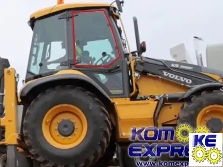 15127770 Стекло двери верхнее правое Volvo BL61B BL70B BL71B, фотография 1