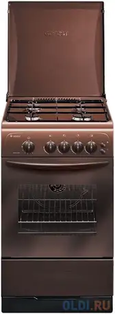 Газовая плита gefest 3200-06 к43 коричневый, фотография 1