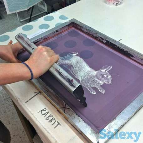 Обучение шелкографической печати, фотография 5