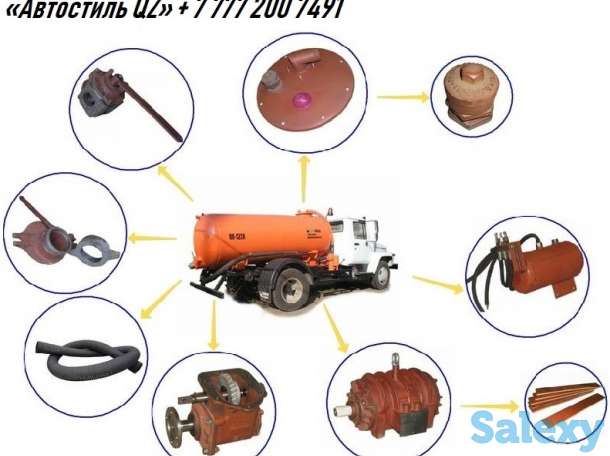 Вакуумные насосы на ассенизатор КО 503, КО 505, КО 510, КО 522, УВД-10.000 (Дойки), фотография 1