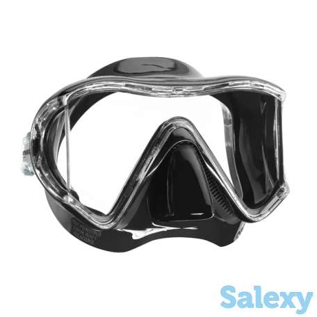 Маска для плавания mares i3 sunrise трёхстекольная, для широких лиц - ц.об.прозрачный, ц.р.прозрачный, фотография 3