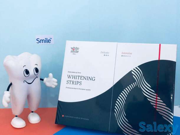 Отбеливающие полоски для зубов  Luxure box 2v1 от White&Smile, фотография 2