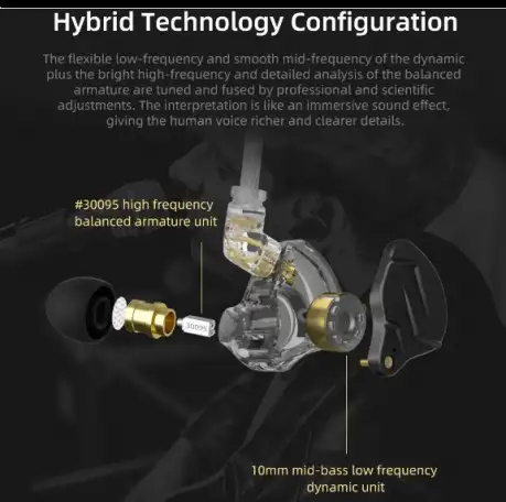 Наушники KZ ZSN Pro X Арматурные, фотография 7