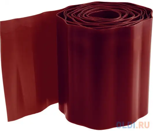 Бордюр садовый, 20 х 900 см, коричневый// palisad, фотография 1