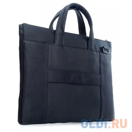 Сумка для ноутбука piquadro black square ca4021b3/blu4 синий натур.кожа, фотография 1