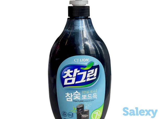 Средство для мытья посуды cj lion green tea squeaky clean (480 мл), фотография 2