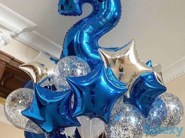 Оформление шарами Астана Шарики на выписку из роддома открытие магазина день рождения юбилей свадьбу и другие торжества, фотография 6