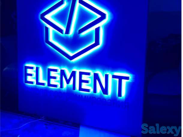 Установка наружной рекламы объемными буквами, фотография 2