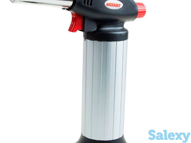 Газовая горелка настольная rexant gt-25 с пьезоподжигом 12-2025, фотография 1