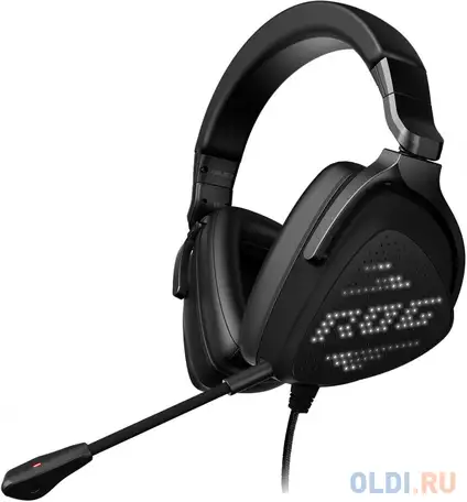Игровые наушники asus rog delta s animate черные (anime matrix™ display,, фотография 1