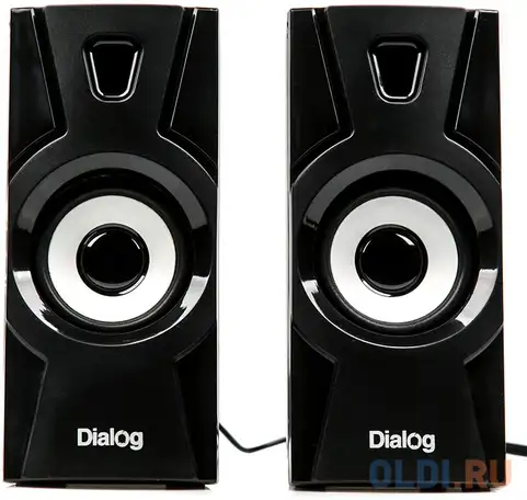 Колонки dialog stride ast-10up черные 2.0 (10w rms, usb), фотография 1