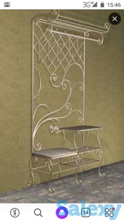 Кованые вешалки разных видов и размеров, фотография 2