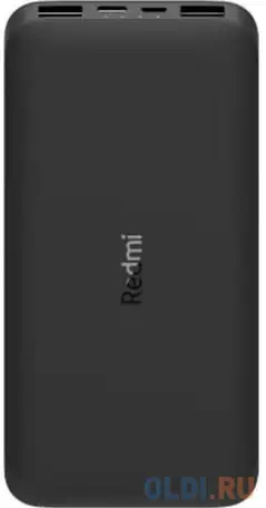 Внешний аккумулятор power bank 20000 мач xiaomi vxn4304gl черный, фотография 1