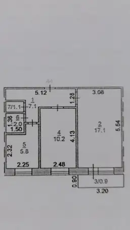 Продам 2-х комнатную квартиру р-н КСК ул. Киевская 18А, фотография 11