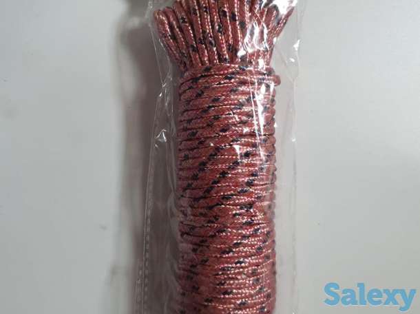 Веревка хозяйственная качественная 20м голубая, фотография 9