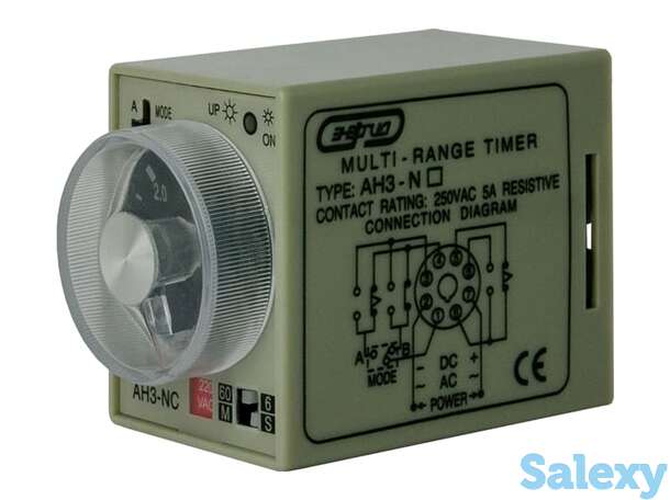 Pеле времени 220V AH3-NC (6s - 60 min) AC Энергия, 100 шт, фотография 1