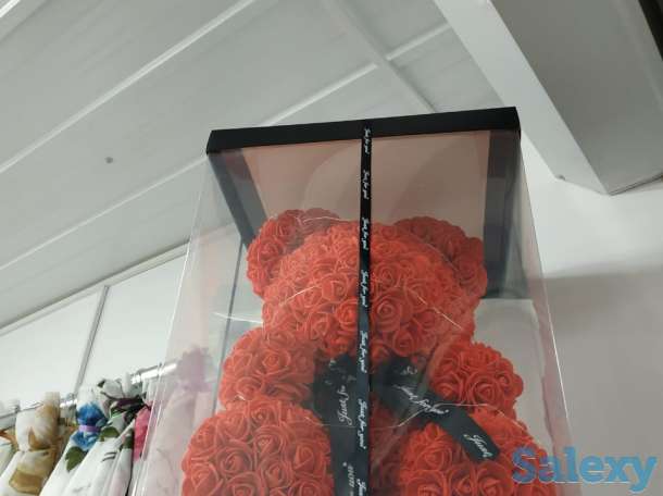 Мишка из роз Тедди ко дню всех влюбленных, фотография 4