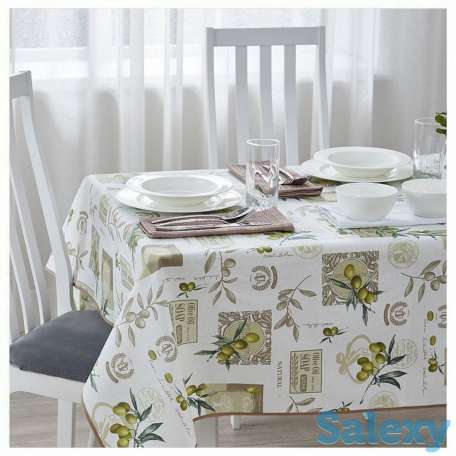 Шикарная итальянская скатерть Loneta Savona ширина 140 см, фотография 3