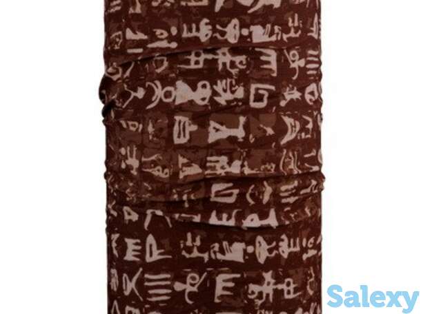 Бандана 4fun standard  7 continents aborygen words brown, фотография 1