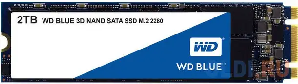 Ssd накопитель western digital blue 2 tb sata-iii, фотография 1