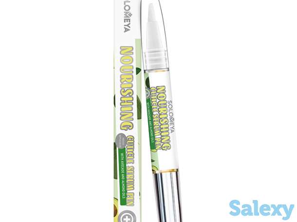 Сыворотка для кутикулы solomeya nourishing cuticle serum pen with avocado and almond oils, фотография 2