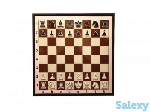 Доска шахматная демонстрационная с фигурами, фотография 1