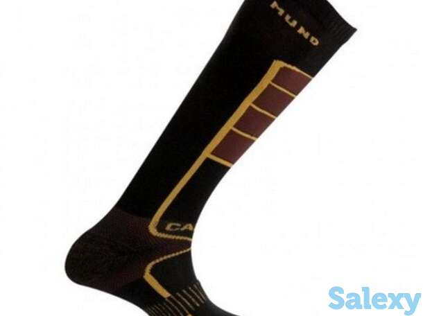 Носки mund carving черные/ коричневые, фотография 1