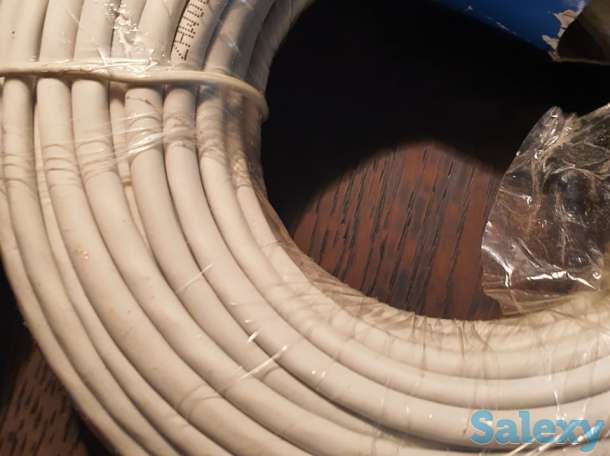 LAN Кабель UTP, CAT 5e 4Pairs 24 AWG шнур, провод усиленный 30 метров, фотография 6
