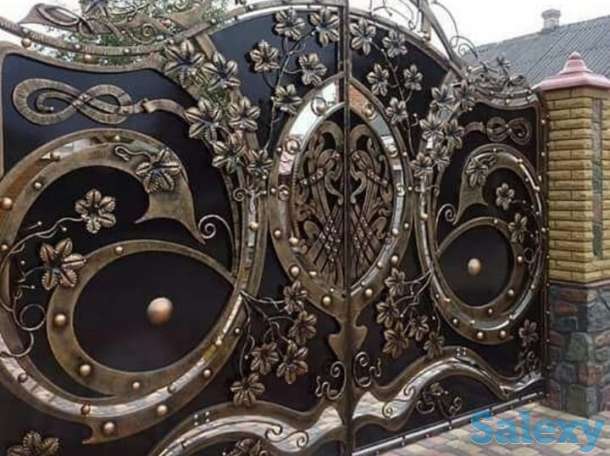 Услуги металлоконструкции, кованные ворота, кровати, столы, скамейки, мебели и т.д., фотография 8