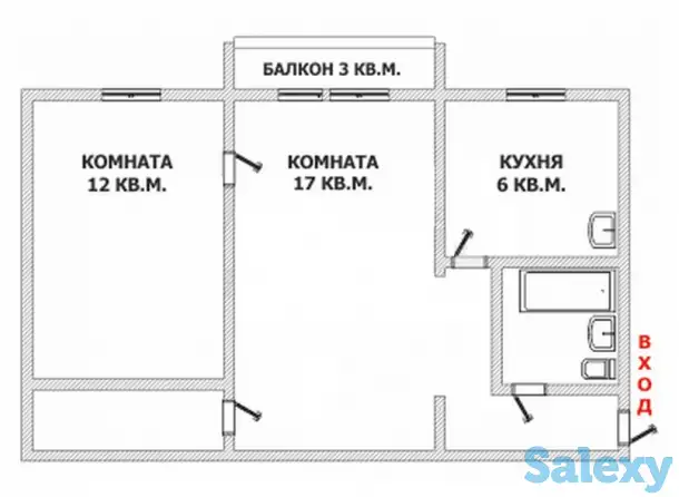 2-комн. квартира продажа, Мызы 23, фотография 10