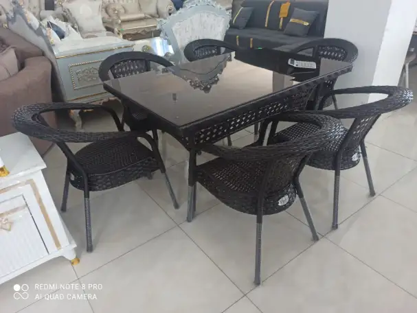 Элегантные столы и стулья из ротанга  идеальное сочетание стиля и комфорта!, фотография 1