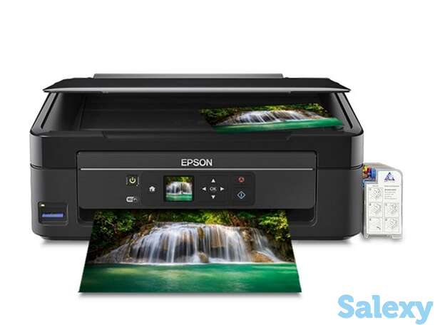 Мфу epson expression home xp-323 с снпч и чернилами, фотография 1