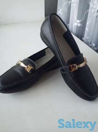 Мокасины черного цвета 36р, фотография 1