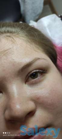 Наращивание ресниц/коррекция бровей, фотография 1