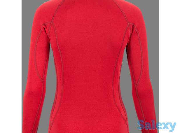 Термобелье майка сивера сноуи в(ж) с воротником женская рубин/гранат, фотография 2