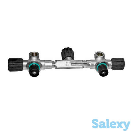 Манифолд 186 мм (11,1л-s80) с изолятором радиальный в комплекте с вентилями 230bar o2 очищенный bts, фотография 1