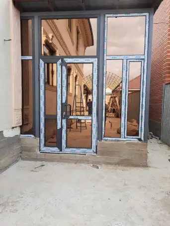 Пластиковые и алюминиевые окна двери витражи, фотография 2