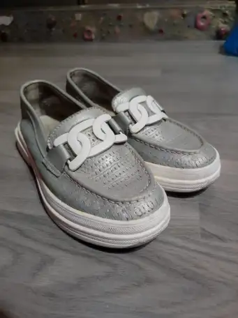 Продам кожаные летние лоферы, фотография 2