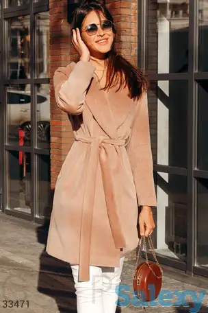 Пальто gepur с меховым воротником, фотография 1