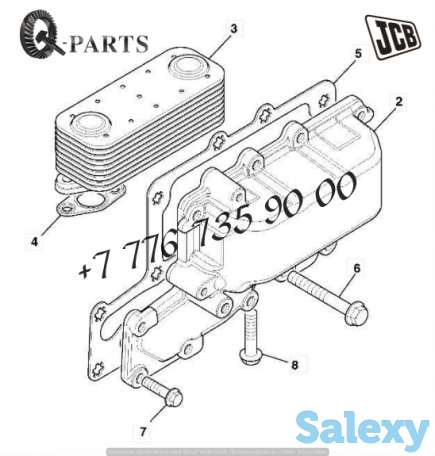 Теплообменник на экскаватор-погрузчик JCB 3CX и 4CX, фотография 2