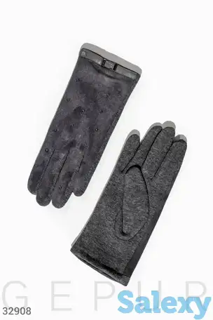 Комбинированные демисезонные перчатки, фотография 1
