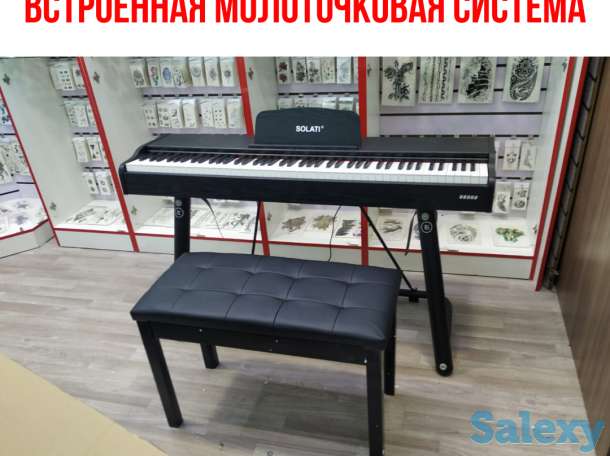Акция! Электрическое пианино из дерева со встроенной механикой, фотография 1