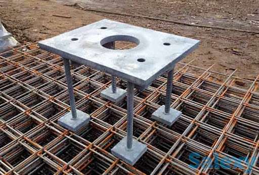 Пластины (закладные) из г/к листа 12мм оцинкованны, фотография 1