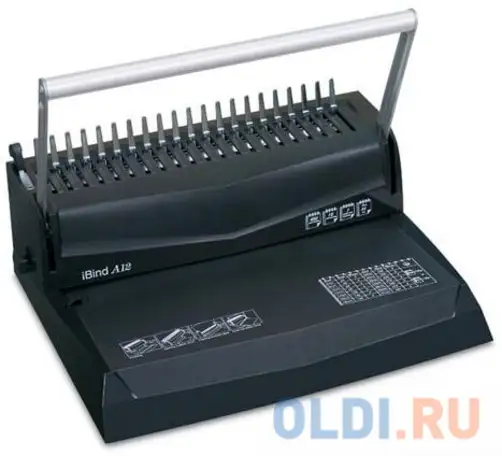 Переплетчик gladwork ibind a12 a4 перфорирует 12 листов сшивает 450 листов, фотография 1