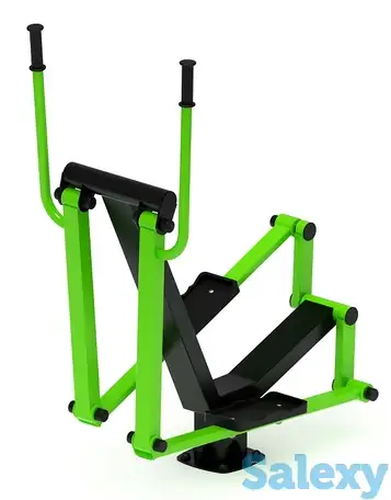 Эллиптический (зеленый) - уличный тренажер - ст 010-12, фотография 1