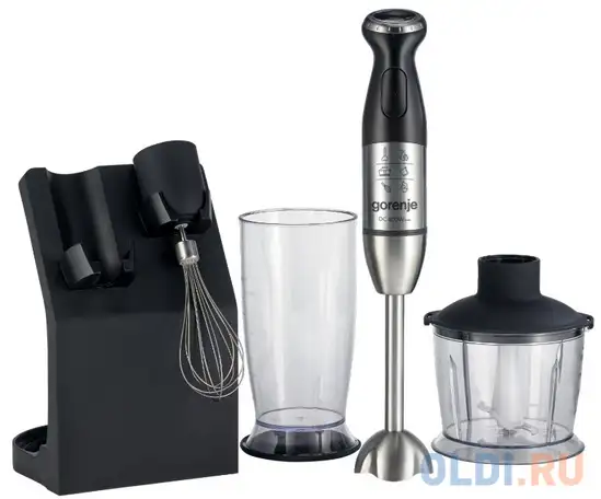 Блендер погружной gorenje hbc807qb черный, фотография 1