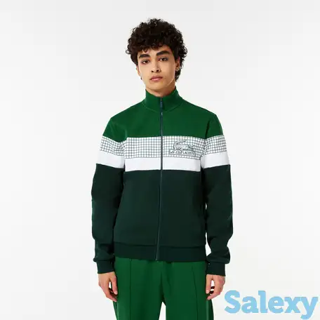 Мужская толстовка lacoste slim fit на молнии, фотография 1