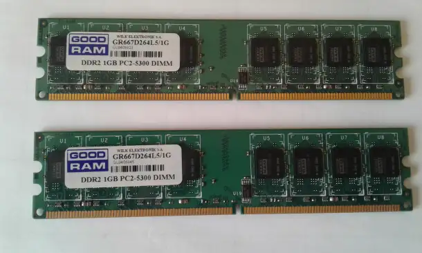 Оперативная память DDR2 1Gb 2 шт., фотография 1
