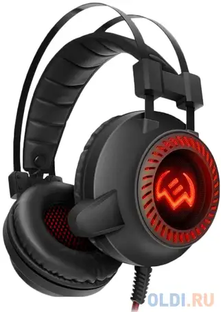 Игровая гарнитура проводная sven ap-u840mv черный, фотография 1
